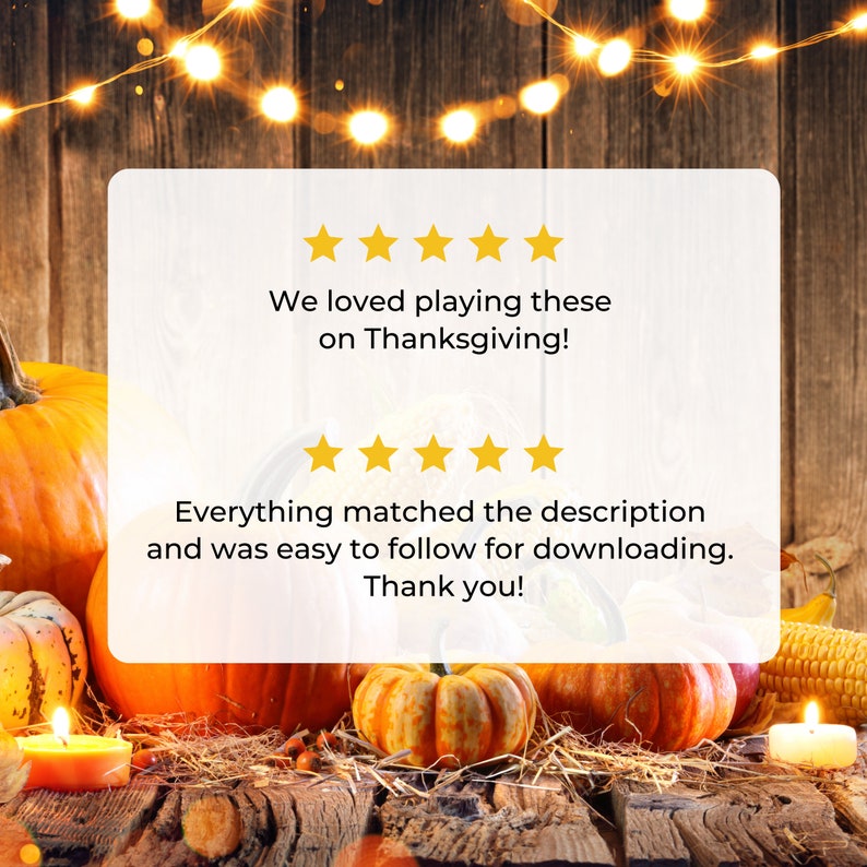 Thanksgiving scattergories printable game
5 star reviews