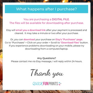 You are purchasing a digital file
Download instructions