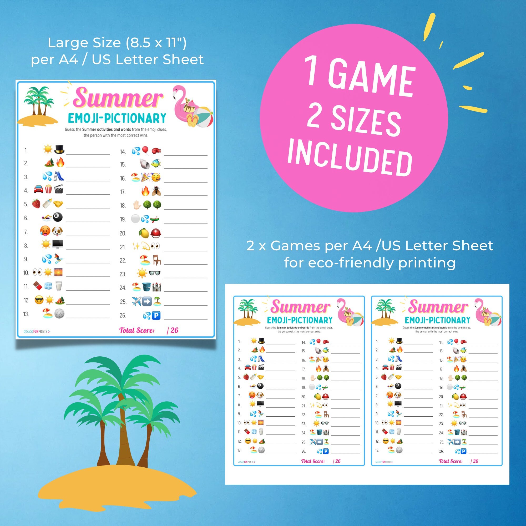 Summer Emoji Combos - tcwrmb1