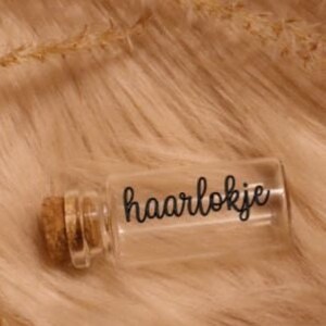 Bottles for the teeth and locks of hair