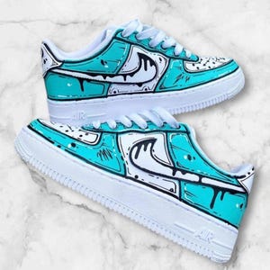ナイキ エア フォース ワン AF1 ティール グリーン ブラック キッズ 子供 大人 シューズ