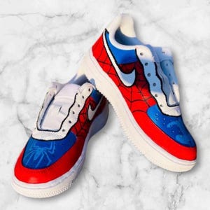 Nike Air Force One AF1 Spiderman Kids Children Adult Shoes