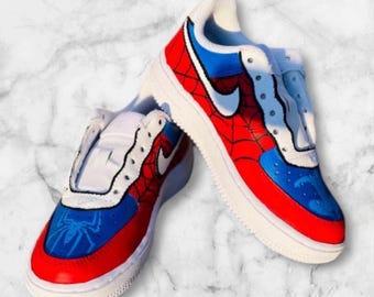 Scarpe da bambino e adulto Nike Air Force One AF1 Spiderman