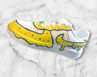 Nike Air Force One AF1 Yellow SpongeBob Kids Children Adult Shoes