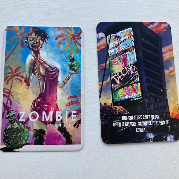 Zombie Decayed Token Etsy