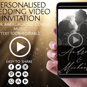 Hochzeit Erneuerung der Gelübde Video-Einladung, We still do, Animierte Hochzeitskarte, Digitale benutzerdefinierte papierlose Einladung, personalisierte Video Evite