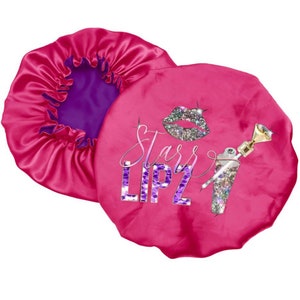 StarrLipz Reversible Satin Bonnet