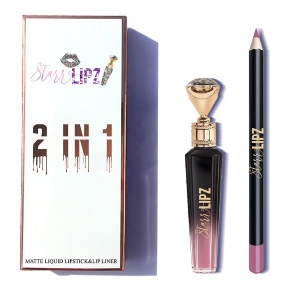 StarrLipz Matte Waterproof Long lasting Lipstick And Lip Liner