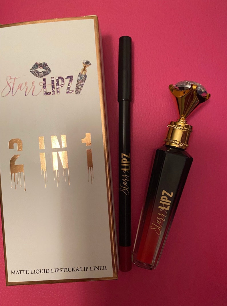 StarrLipz 💋 Matte Liquid Waterproof lipstick & Lip Liner 💄