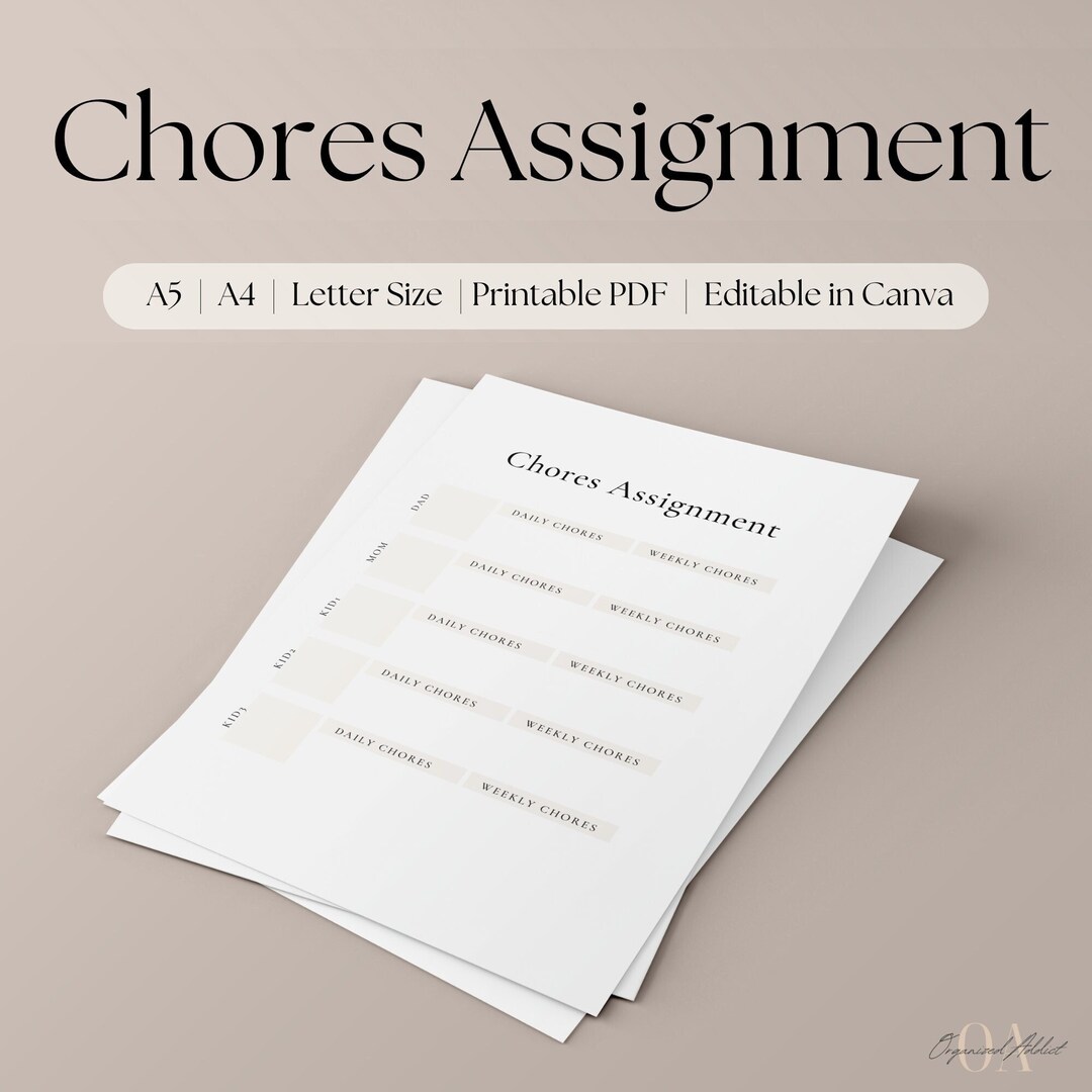 chore assignment synonym
