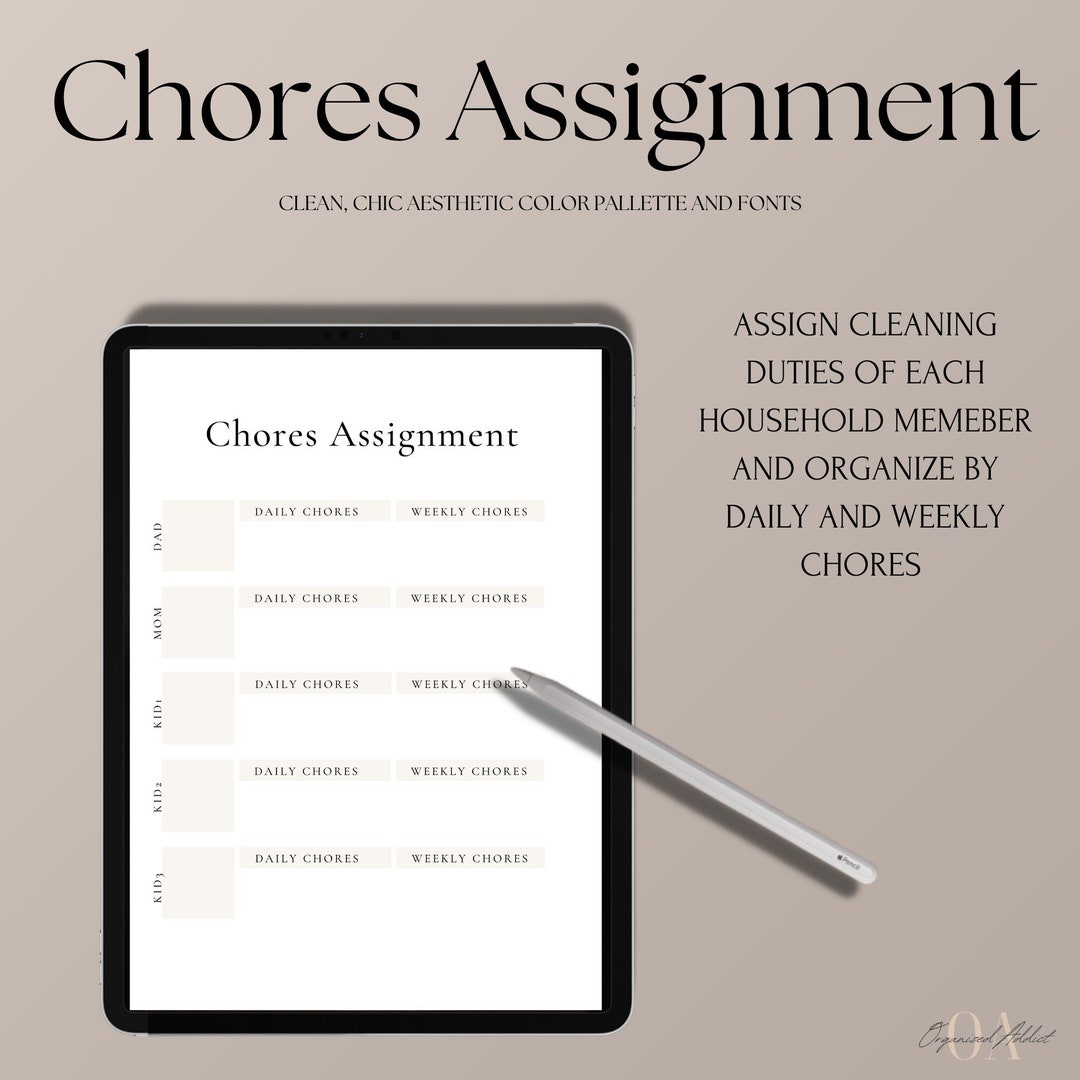 chore assignment synonym