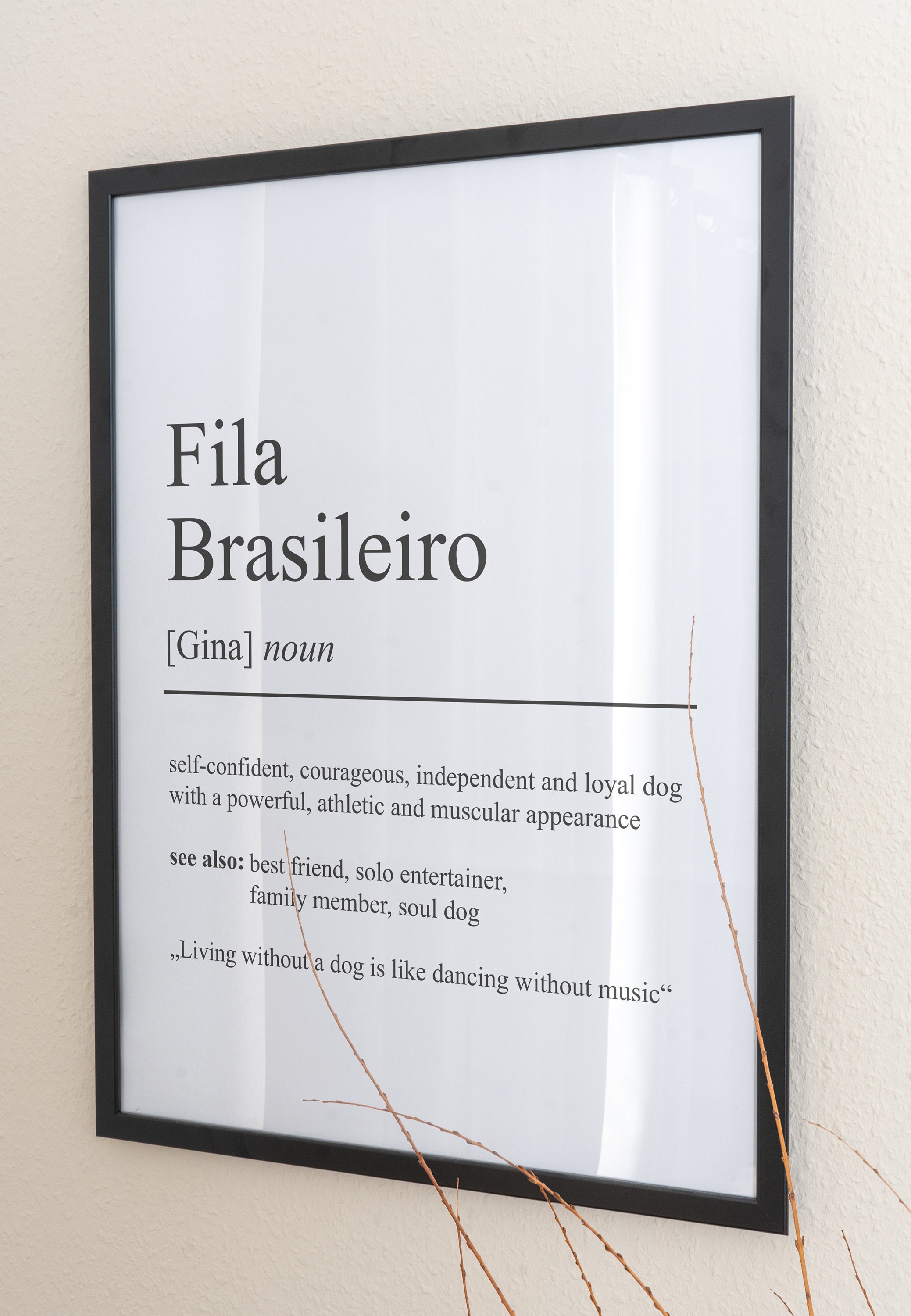 Poster le magnifique fila brasileiro 