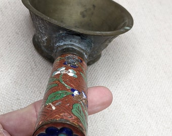 Chinesische Messing Cloisonne Seide Pan Eisen SAMMEL PC.