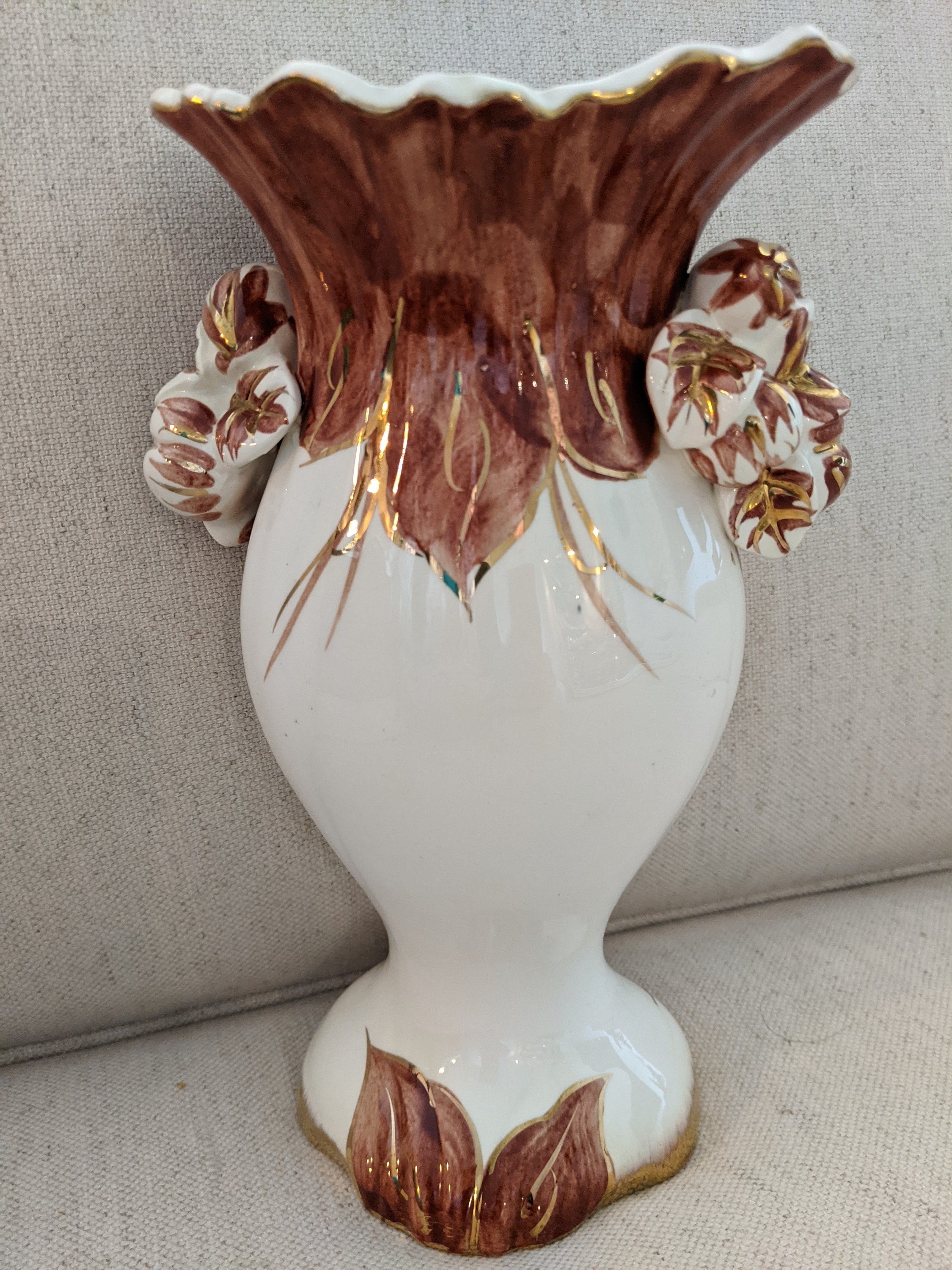 Vintage French Wedding Vase STUNNING DETAIL - Etsy