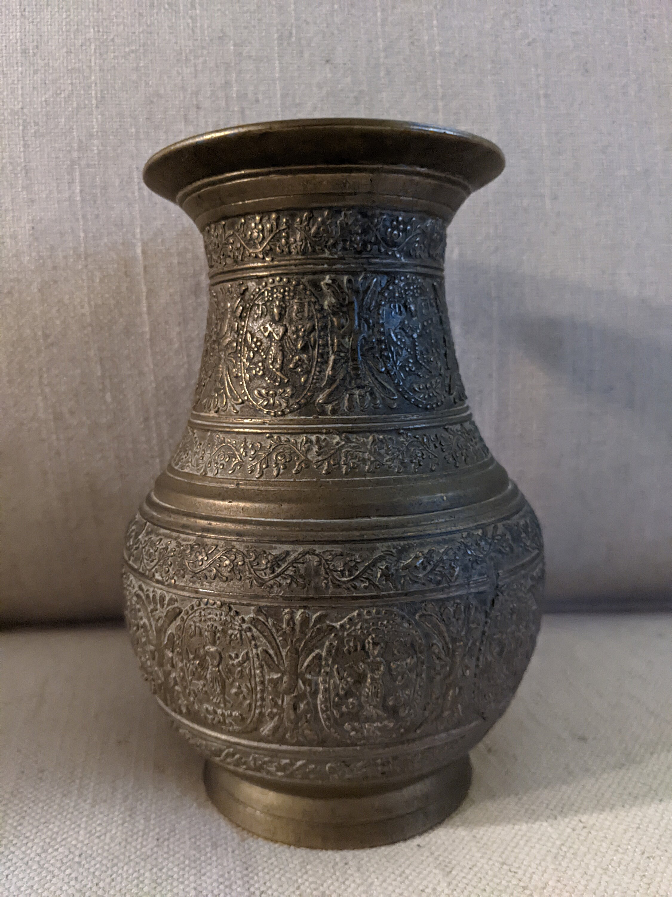 Bronze Ceremonial Vase Nepal 19th C. Authentic Etsy
