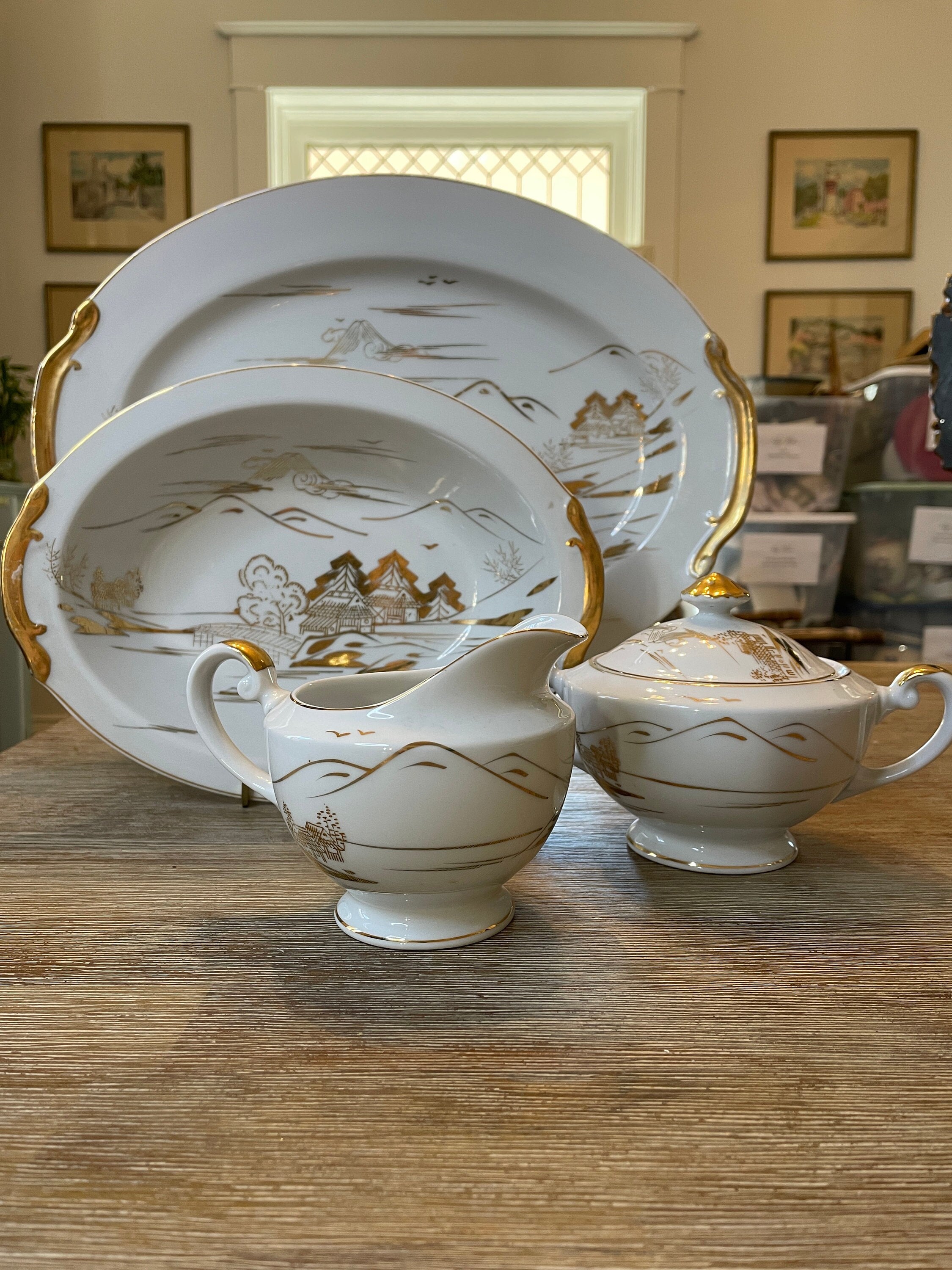Hand Painted Gold 