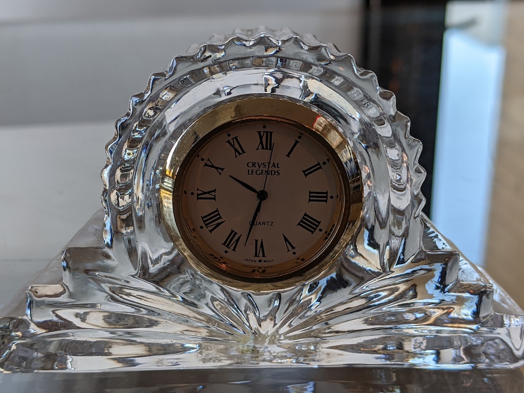 Buy Godinger Crystal Legends Mantel Clock Online in India Etsy