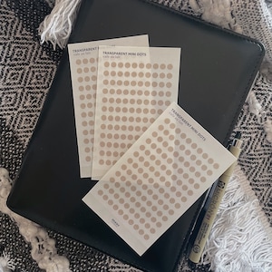 Minimal Mini Dot Sticker Sheets