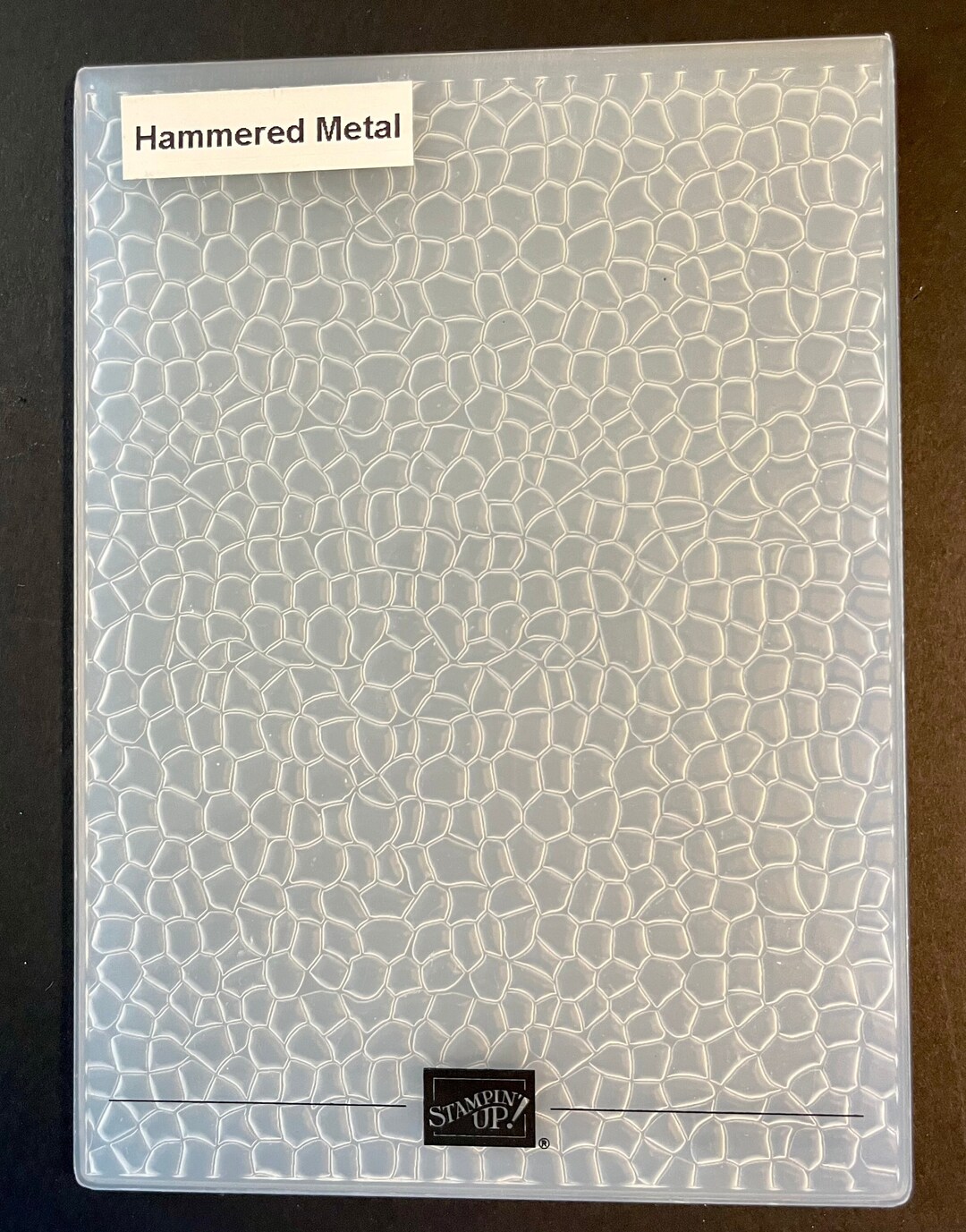 Stamping Up Hammered Metal 3D Dynamic Embossing Folder Etsy