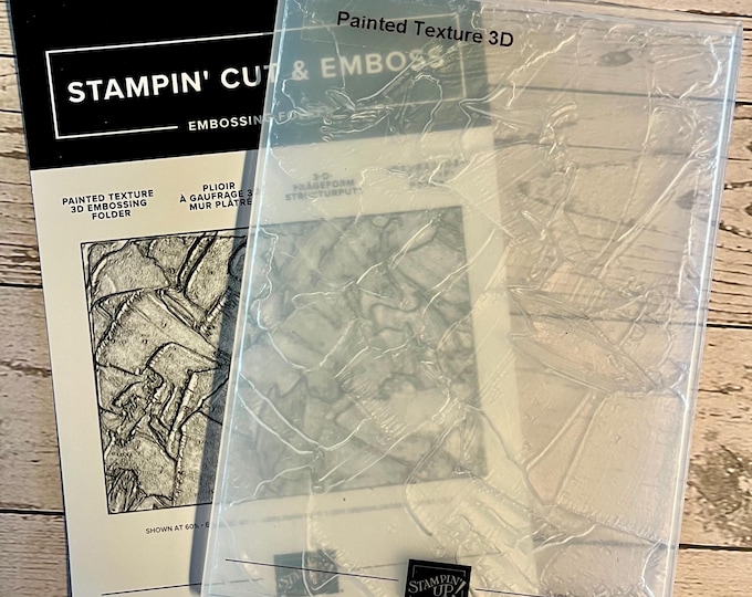 Stampin’ Up! Painted Texture 3D Embossing Folder - Etsy