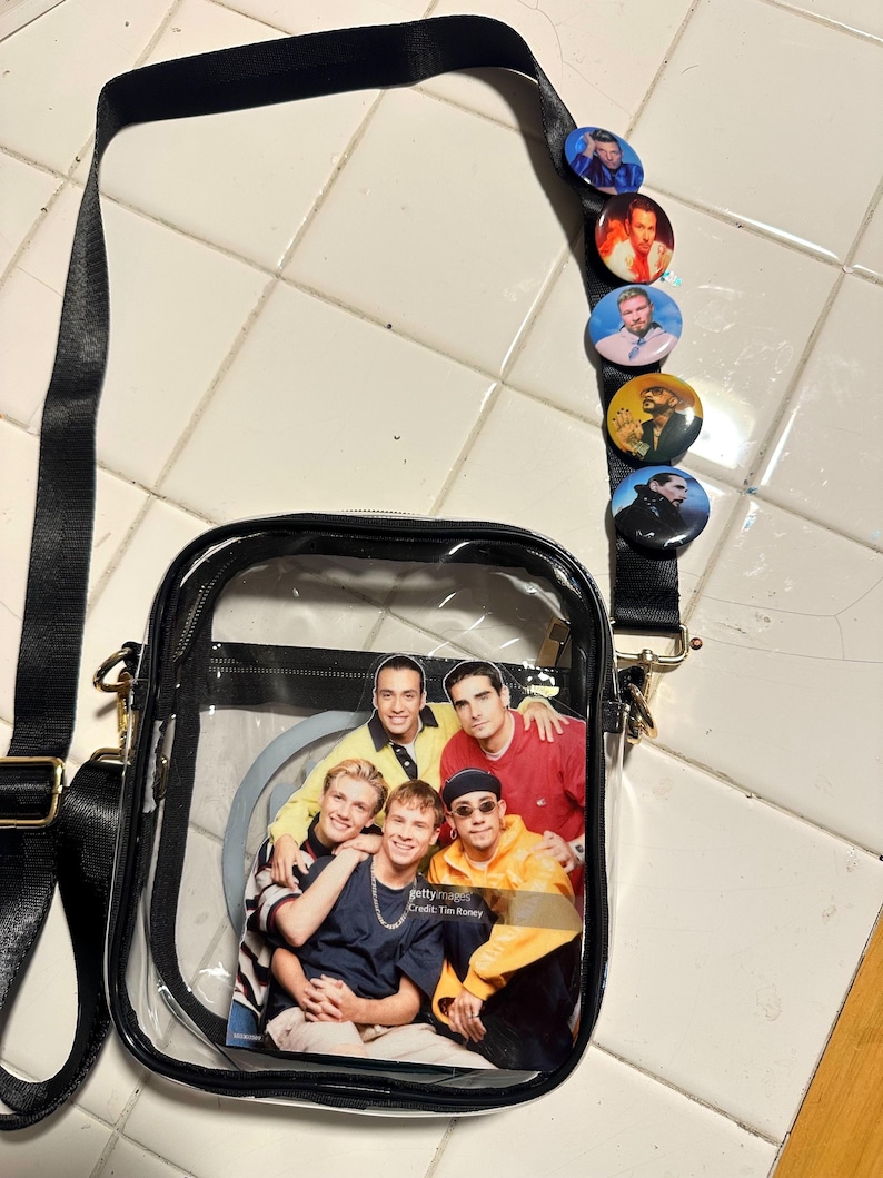 Backstreet Boys custom handbag from Front Row Afterglow.