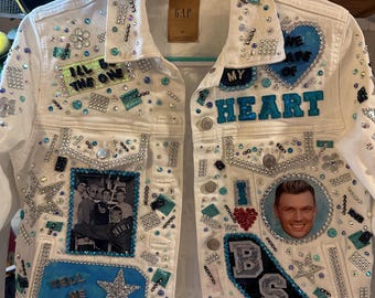 MADE TO ORDER, Customizable Backstreet Boys handmade jacket - Into the Millenium