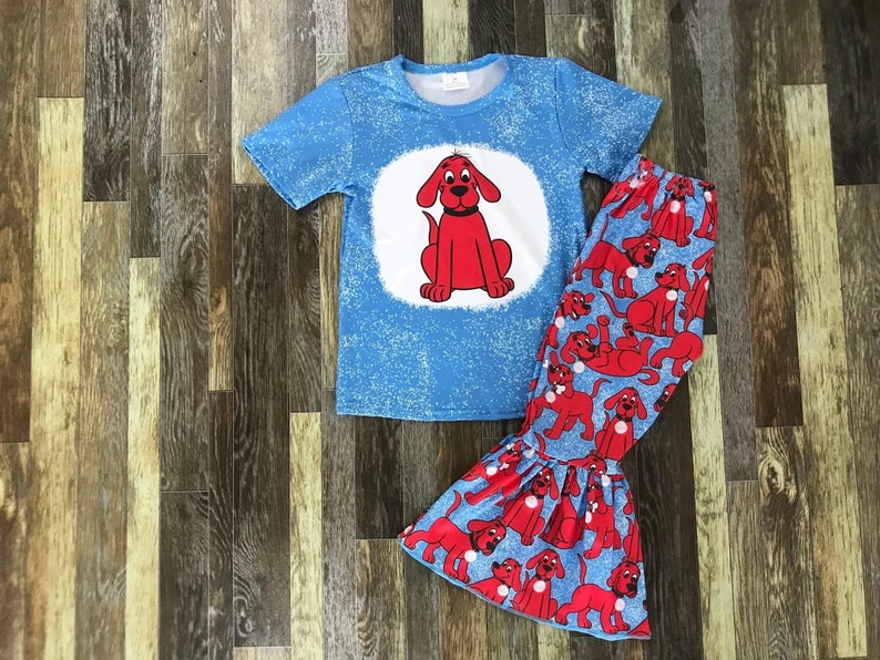 Clifford the Big Red Dog Clothing Set Clifford the Big Red Dog Etsy