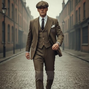 Bovendeel pyjama heren pak slim 3-delig pak business