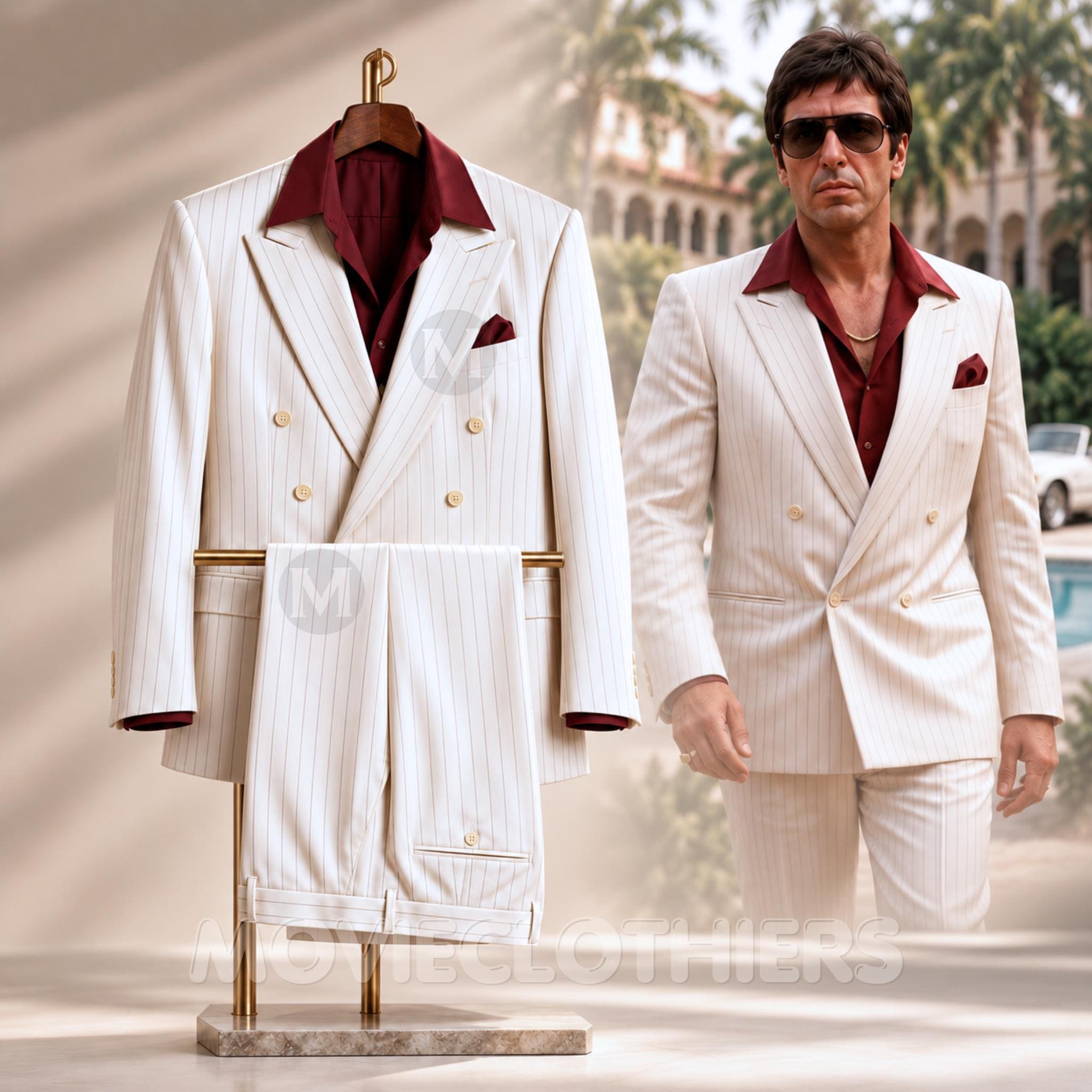 Vintage Red Suit Men - Etsy