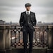 Bespoke Tailored Peaky Blinders Black Pinstripe Suit &ndash; Thomas Shelby Vintage Handstiched 3 Piece Formalwear | Wedding, Party & Gala Outfit