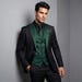 → View on Etsy: Designer Black Suit with Emerald Green Vest & Lapel – Luxury Handmade 3 Piece Slim Fit Tuxedo for Wedding Groom, Prom, Reception Party Wear Designer Black Suit with Emerald Green Vest & Lapel – Luxury Handmade 3 Piece Slim Fit Tuxedo for Wedding Groom, Prom, Reception Party Wear