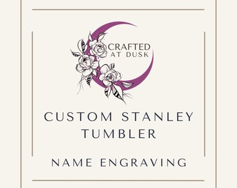 Vaso Stanley Quencher grabado a medida, vaso personalizado, vaso grabado, vaso personalizado, regalos para ella, coleccionistas, regalo de vacaciones