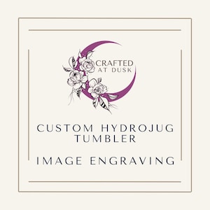 Custom Engraved HydroJug Tumbler Custom Tumbler Engraved Tumbler Personalized Tumbler Gifts for her Holiday Present Birthday Present