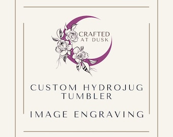 Vaso HydroJug grabado personalizado Vaso personalizado Vaso grabado Vaso personalizado Regalos para ella Regalo de vacaciones Regalo de cumpleaños