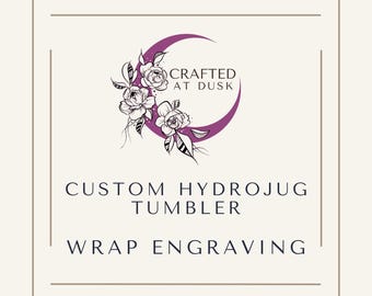 Vaso HydroJug grabado personalizado Vaso personalizado Vaso grabado Vaso personalizado Regalos para ella Regalo de vacaciones Regalo de cumpleaños