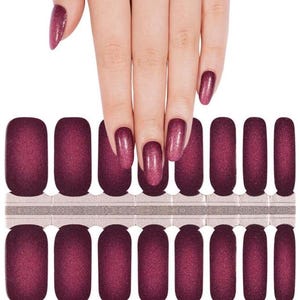 Gilded Rose Shimmer Nail Polish Strips: Non-Toxic Nail Wraps