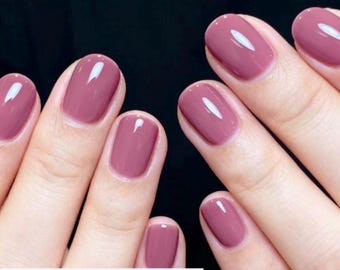 Mauve Moment - Nail Polish Strips: Non-Toxic Nail Art