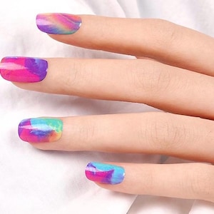 Spectrum Nail Wraps, 100% Nail Polish Stickers, Non-Toxic Nail Strips