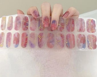 Sunset Reverie Gel Nail Polish Strips: Easy Nail Art