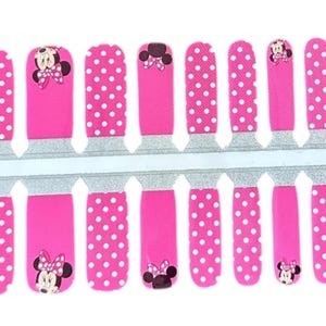 KIDS - Mouse Couture Nail Wraps, 100% Nail Polish Stickers, Non-Toxic Nail Strips.