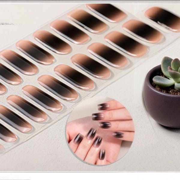 Expresso Drift - Semi Cured Gel Nail Polish Strips: UV Light Required - Sold Separately