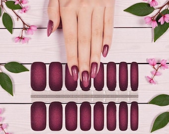 Gilded Rose Shimmer Nail Polish Strips: Non-Toxic Nail Wraps