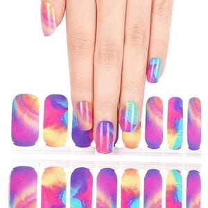 Spectrum Nail Wraps, 100% Nail Polish Stickers, Non-Toxic Nail Strips