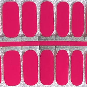 Pink Passion Nail Wraps, 100% Nail Polish Stickers, Non-Toxic Nail Strips