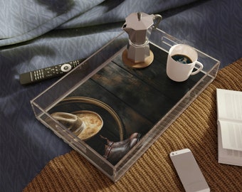 Cowboy Acrylic Serving Tray