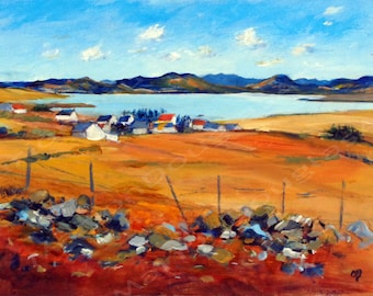 Summer Isles, Scottish Landscape Painting, Limited Edition Print Scotland