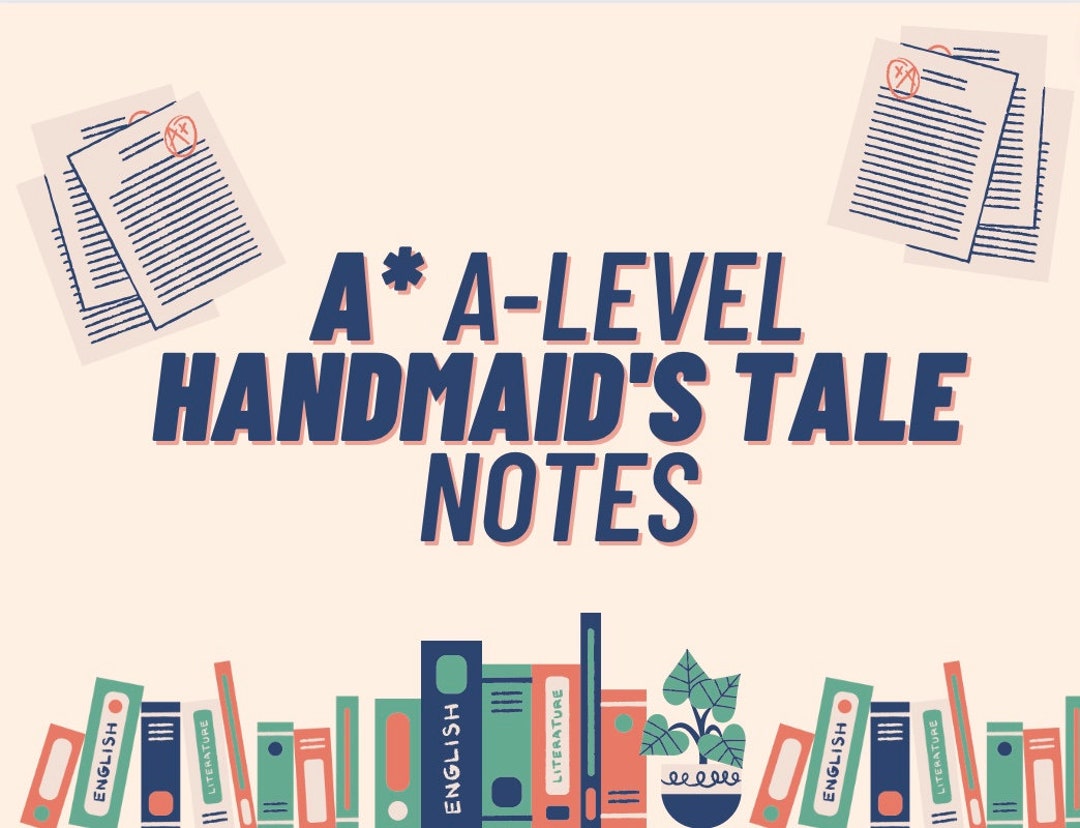 A Alevel English the Handmaid's Tale Notes Etsy