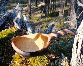 Kuksa - Birch Wood Bowl - Handmade Wooden Dish - Camping Gear & Outdoor Cooking  | Witaberget