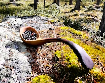 Wooden Ladle - Serving Spoon - Soup Ladle Handmade - Rustic Farmhouse Kitchen Utensil | Witaberget