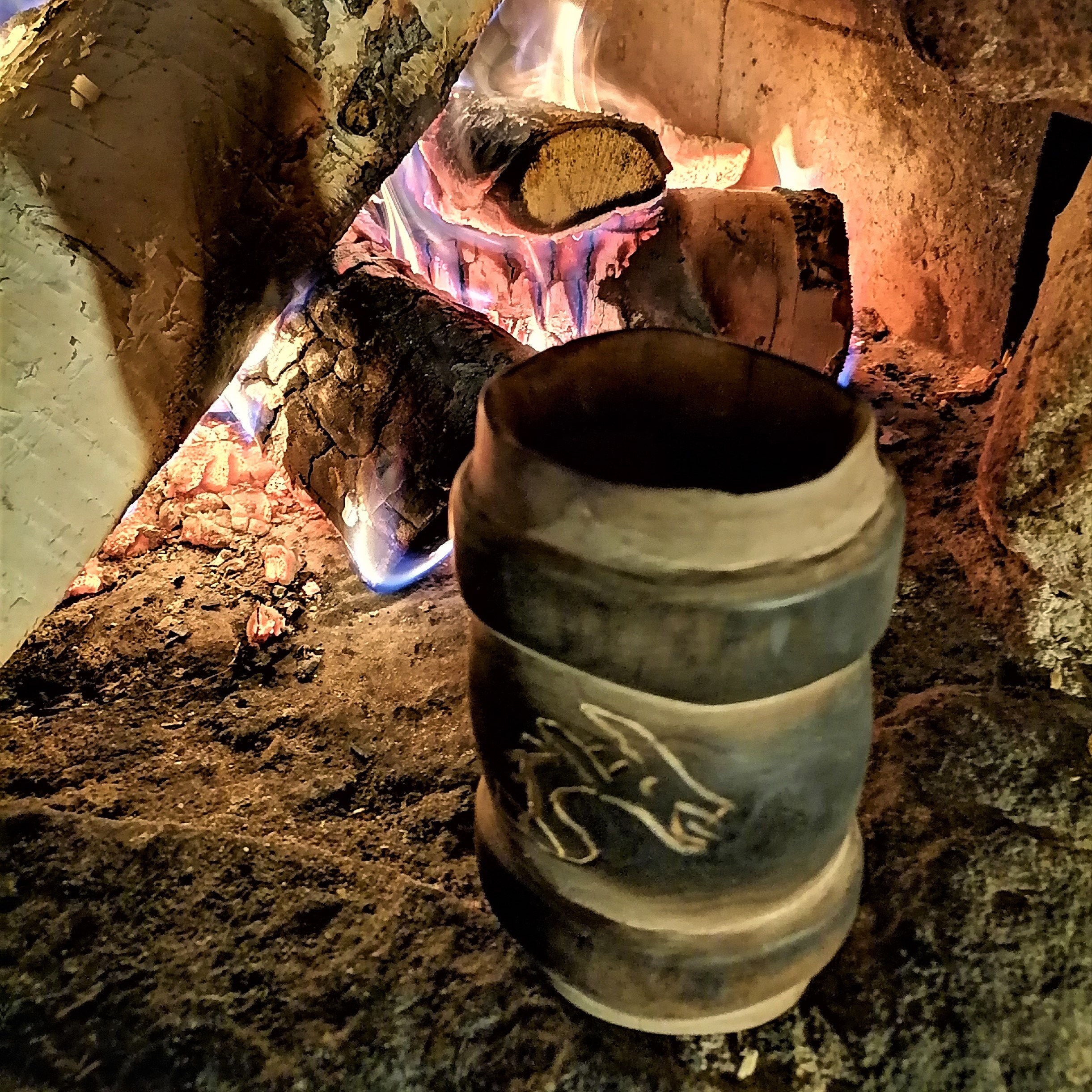 Taza De Madera Nórdica Kuksa Hecha A Mano - Ideal Para Camping, Senderismo Y Bushcraft - Capacidad 200ml
